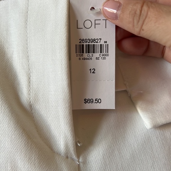 LOFT Riviera pant, cropped Marisa fit, white - Picture 4 of 7